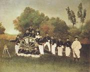 Henri Rousseau The Artillerists(Fourth Battery,Third Piece) Germany oil painting artist